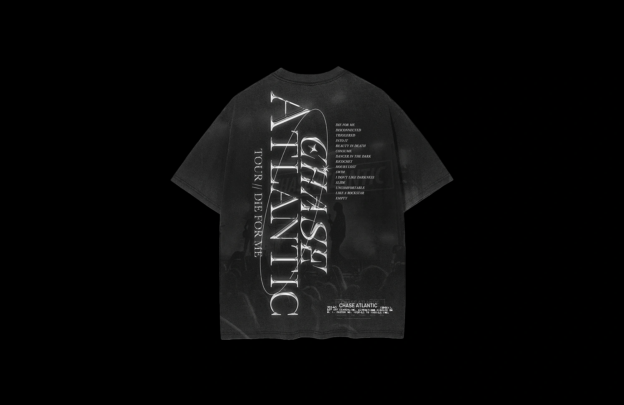 Merch-design for Chase Atlantic-tour