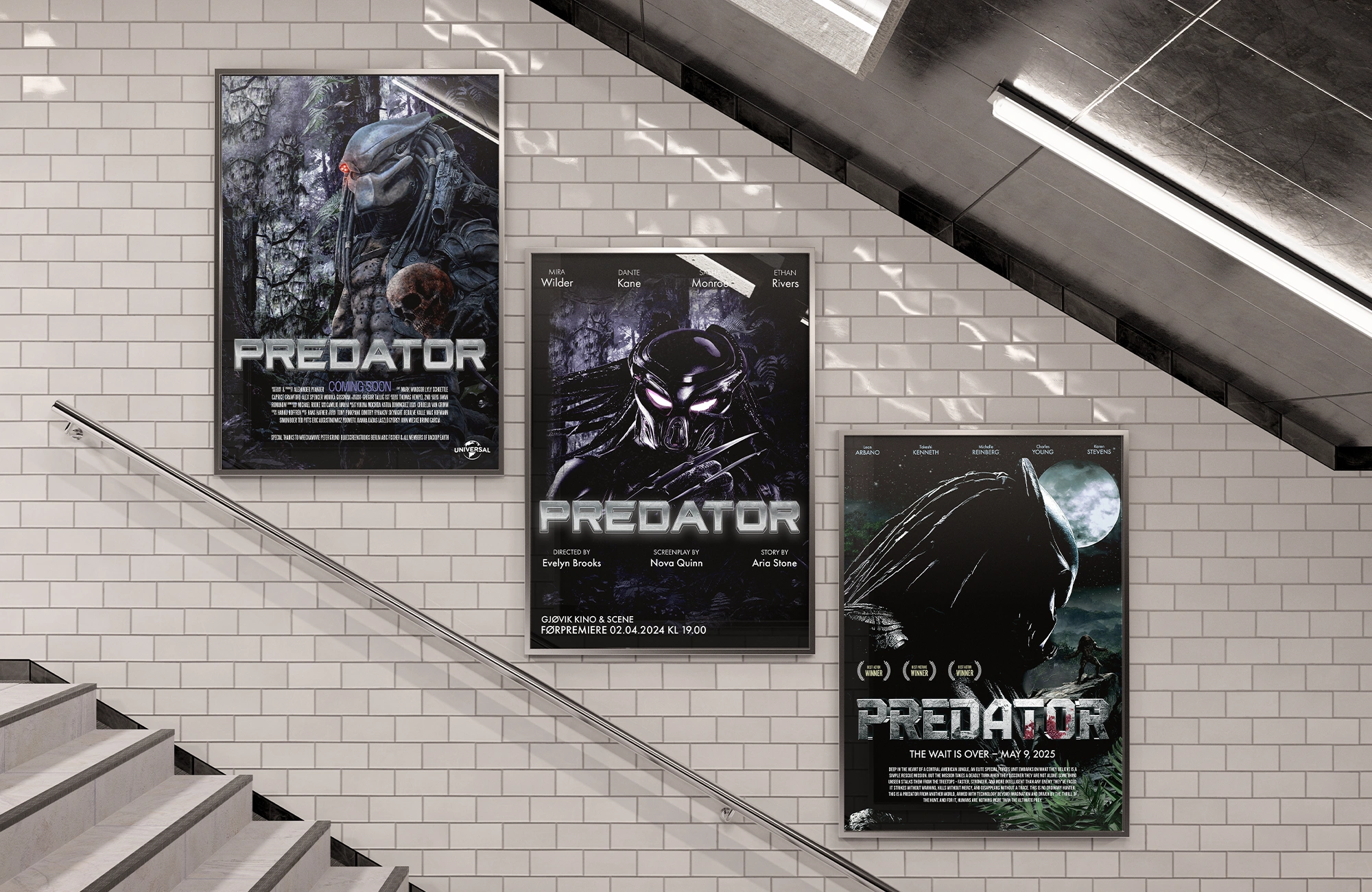 Prosess og utvikling av Predator-plakaten