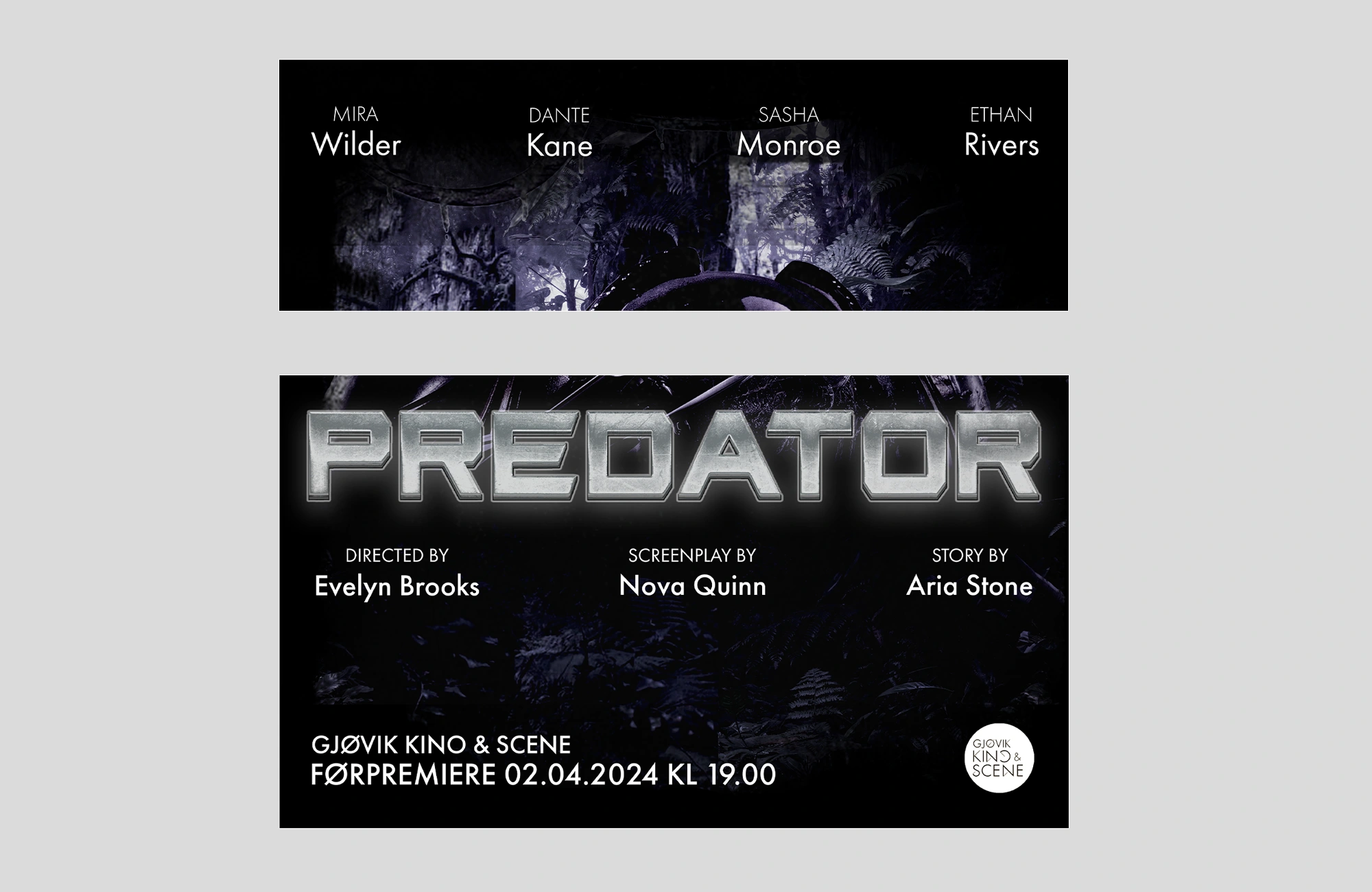 Andre versjon av Predator-plakaten