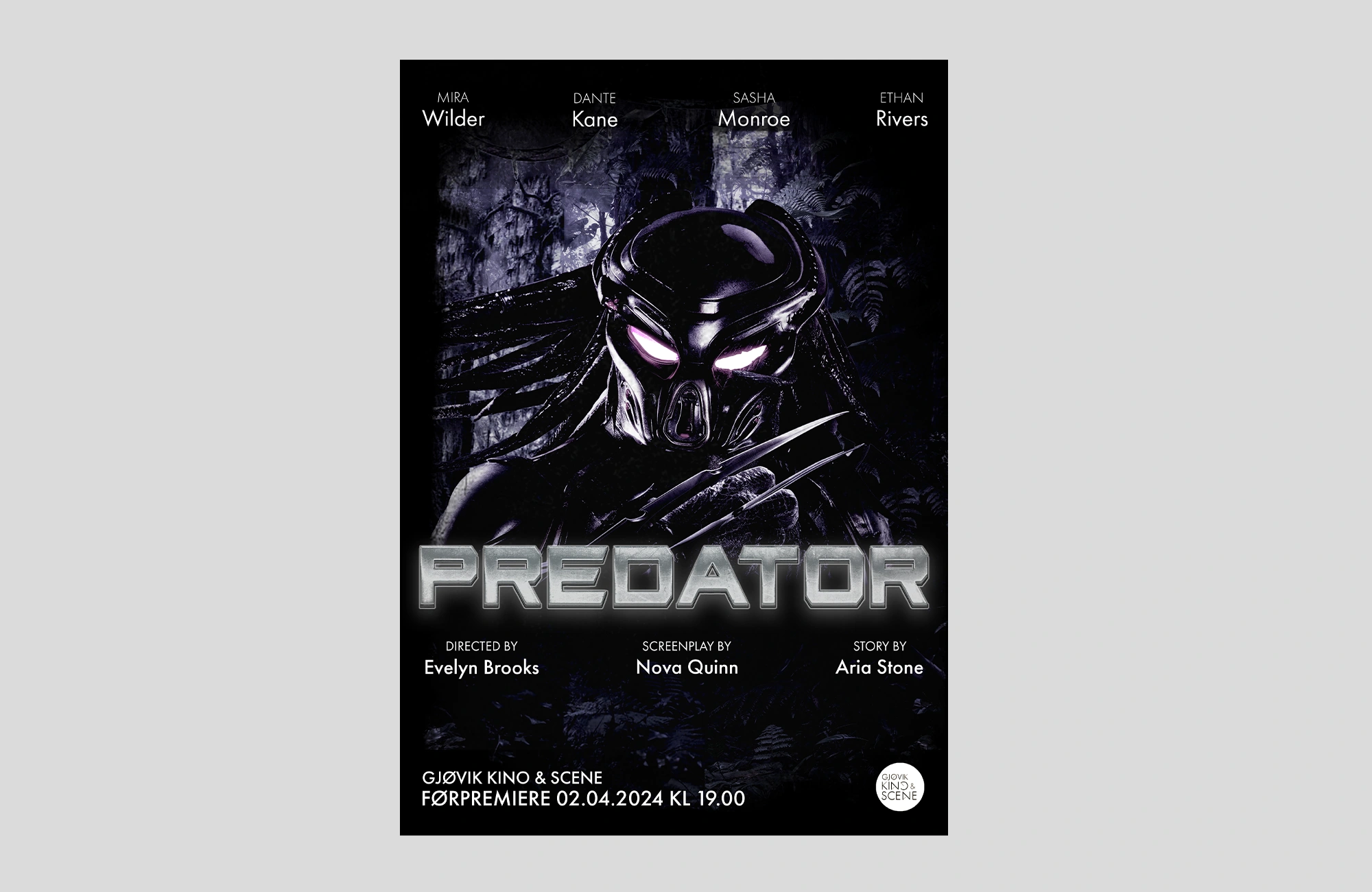 Andre versjon av Predator-plakaten