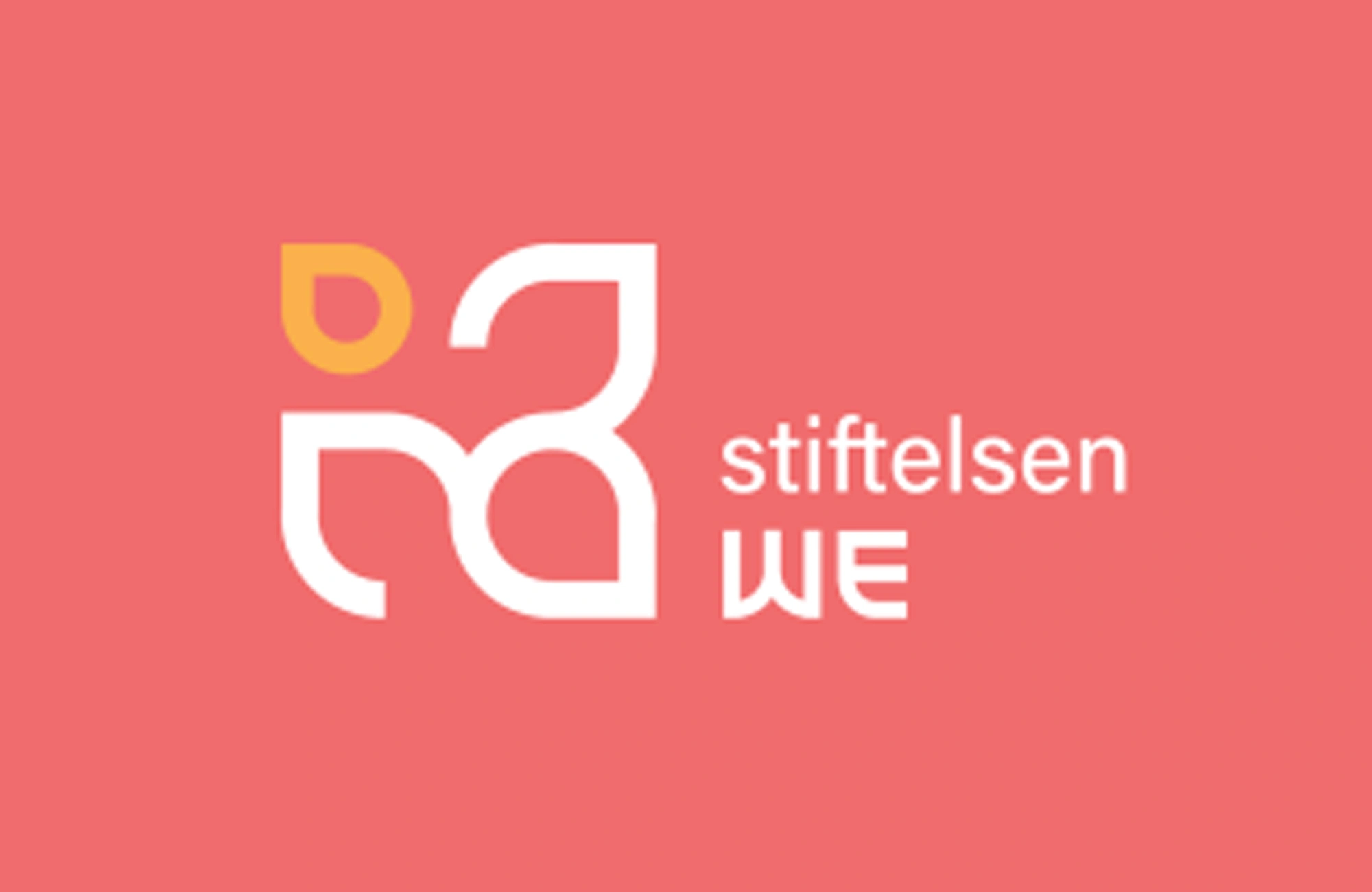 Endelig logo for Stiftelsen WE